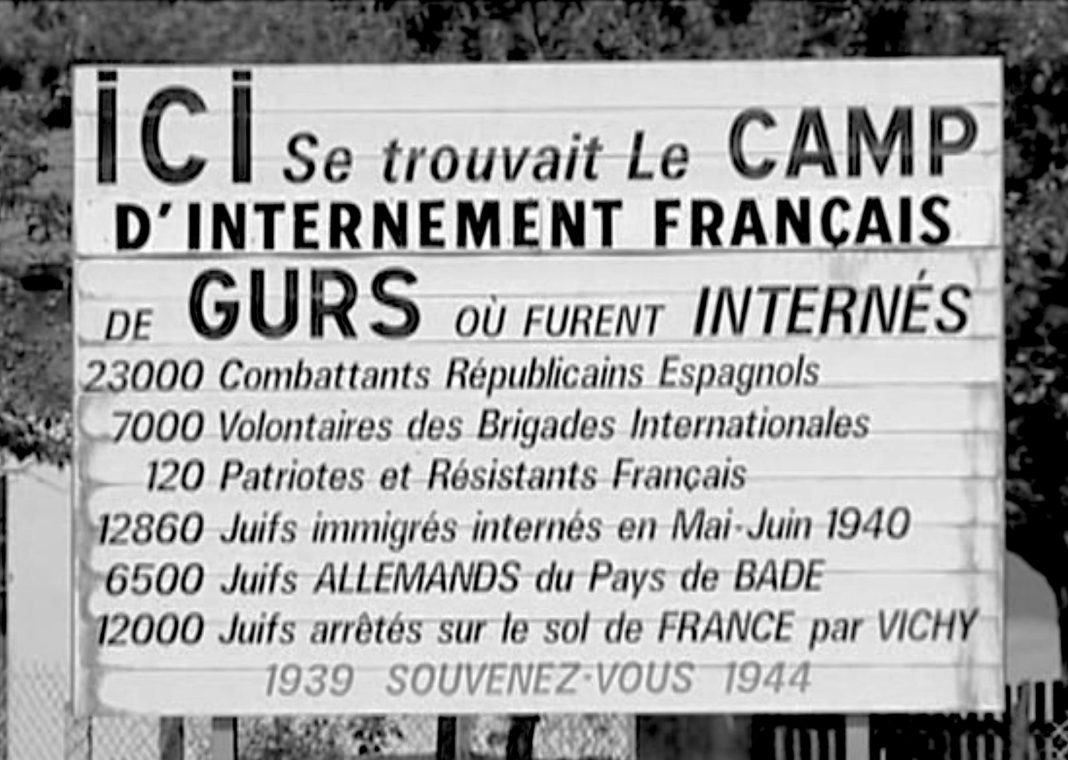 Maréchal nous voilà ! Camp_de_Gurs_panneau_me%CC%81moriel_1980-1068x760