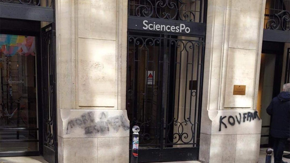 Photo of Autor de etiquetas antisemitas en el frontón de Sciences Po condenado |  Licra